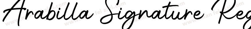 Arabilla Signature Regular字体转换